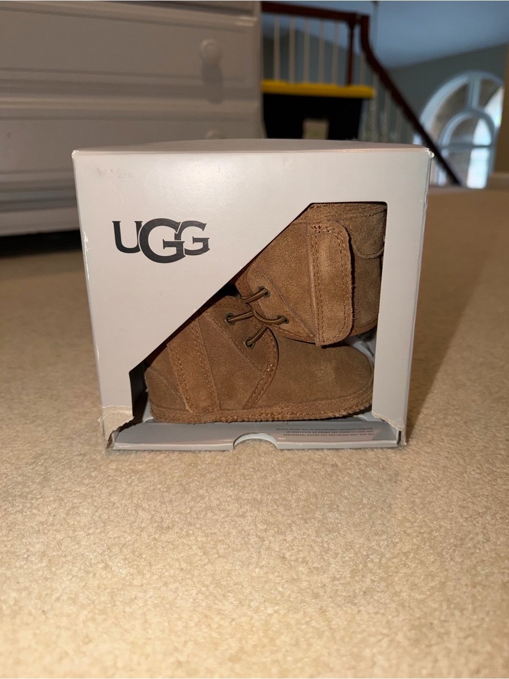 UGG Baby Neumel Booties in Chestnut